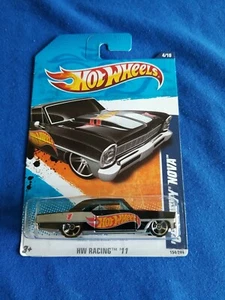 2011 Hot Wheels 66 CHEVY NOVA Black 154/244 LITTLE BEND Racing  - Bild 1 von 5