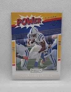 2021 Panini Contenders Jonathan Taylor Power Players #PP-JTA Colts - Picture 1 of 3