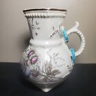 1885 pichet floral style esthétique porcelaine Sampson Bridgwood & Som