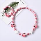 DIY 1sets Wooden Beaded Cartoon Animal Necklace bracelet kids gift party supply 
