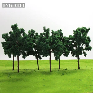 D11054 40pcs Model Train Layout O Scale 1:50 Model Tower Trees 11cm Iron Wire - Picture 1 of 5