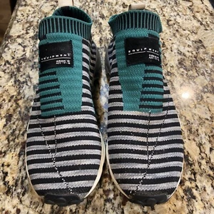 Adidas Equipment EQT ADV/91-18 Mens Shoes Size 9.5 Black/Gray/Green - Picture 1 of 9