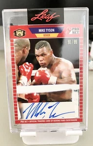 2021 IRON MIKE TYSON Leaf Pro Set AUTO AUTOGRAPH Card #PSA14 (90/99) MINT SEALED - Picture 1 of 1