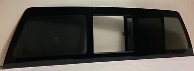 Fit 1999-2006 Chevy Silverado Manual Slider Back Glass Window Non-Heat One Panel - Image 1 of 4