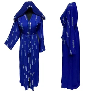 Halima königsblaue Abaya mit Steinarbeiten - Bild 1 von 4
