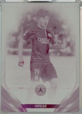 2023-24 Topps UEFA Club Competitions Kang-in Lee Printing Plates #194  1/1 - Image 1 of 2