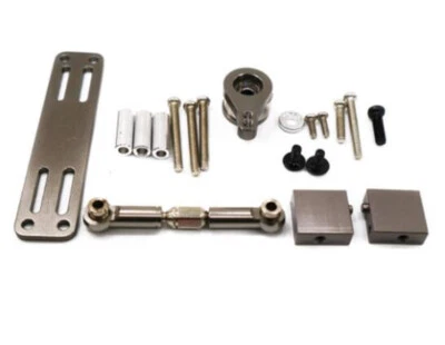 Aluminum Metal 25T servo Modification Mount Kit for RC 1/16 WPL C14/24 B14/24/16 - Image 1 of 4