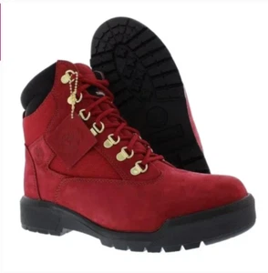 TIMBERLAND Nubuk Stiefel Herren Größe 8 Primaloft isoliert rot GESCHENK NEU - Bild 1 von 12
