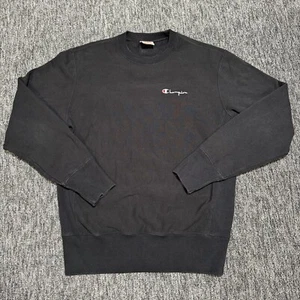 Champion Reverse Weave Sweatshirt Herren Medium Schwarz Rundhals Vintage Pullover - Bild 1 von 8