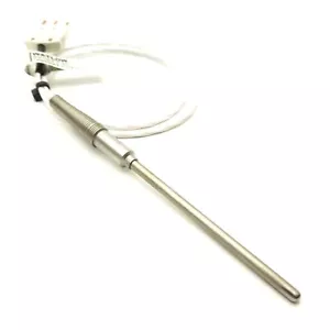 Watlow RFHB0JK034AB020 RTD Temperature Sensor 2-Wire Ø.188 x 3½" Sheath 2' Cable - Picture 1 of 3