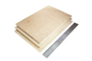 Clear coated Laser cut Birch plywood BB/BB 810x610x6.5 mm lot of 6 FREE POSTAGE - Picture 1 of 1