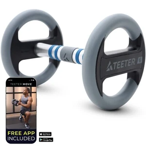 TeeterBell Multi-Grip Weight & Free Workout App - Low-Impact Cardio & Toning - Picture 1 of 7