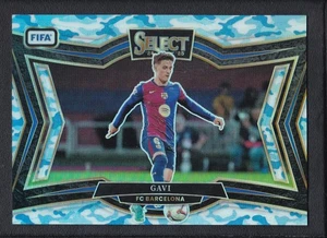 2024-25 GAVI 09/30 PANINI SELECT LA LIGA CAMPO NIVEL CAMUFLAJE INVIERNO - Imagen 1 de 2