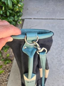 MacKenzie Leather/Canvas golf bag - custom made for Weekend Golf Co. - Picture 1 of 9