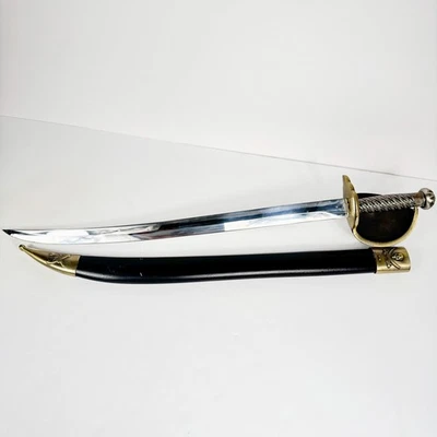 Jack Sparrow Piratas del Caribe Espada Sable Sable con Vaina Espada 28"L Foto 1 de 4
