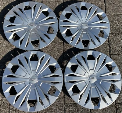 4 GENUINE 17" WHEEL TRIMS AUDI Q3 F3 83A601157 17 INCH WHEEL TRIMS FREEHUB - Image 1 of 4