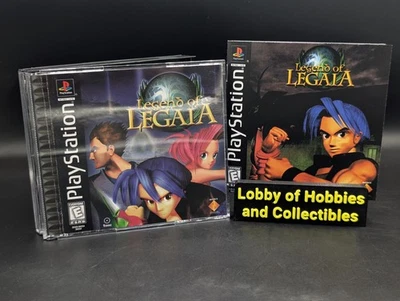 Legend of Legaia ( Sony PlayStation 1 PS1 ) CIB - Mint Disc - Black Label - Image 1 of 4