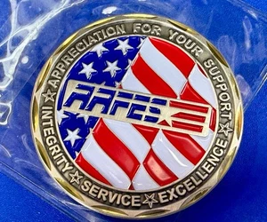 Appreciation for your Support Integrity Service Excellence ARFES Challenge Coin - Picture 1 of 10