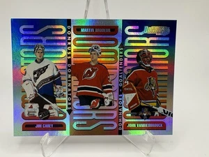1996 Donruss Dominators /5000 John Vanbiesbrouck Martin Brodeur Jim Carey #1 HOF - Picture 1 of 2