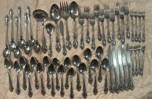 LOUISIANA by Oneida Community Edelstahl glänzend Besteck 54 Teile - Bild 1 von 16