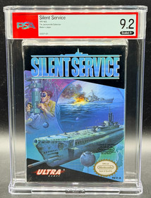 Silent Service Nintendo NES ULTRA Sealed New PSA 9.2 A+ NOT WATA Graded