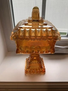 Wedding Box Glass Dish For Cake Or Candy - Picture 1 of 5