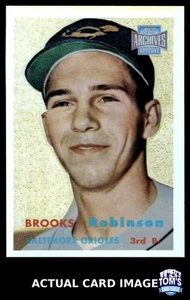 2001 Topps Archives Reserve #328 Brooks Robinson Baltimore Orioles Salón de la fama casi nuevo - Imagen 1 de 4