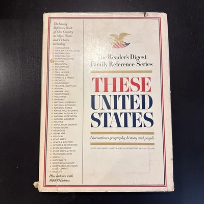 Reader's Digest These United States 1968 Second Printing Hardcover & Slide Guide - Image 1 of 4