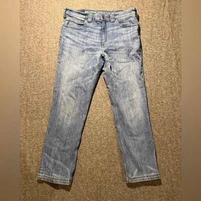 Jeans Duluth Trading Ballroom Doble Flexible Para Hombre 36x32 Azul Estándar Calce Recto Foto 1 de 4