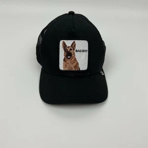 Goorin Bros Bad Boy Dog Trucker Hat Black Mesh Snapback Cap - Picture 1 of 6