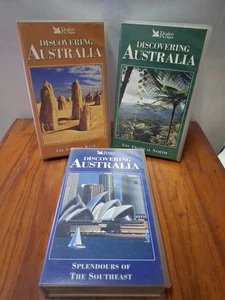 Discover Australia Vhs Videos Brand New Sealed Tapes 3 Different Titles - Picture 1 of 8