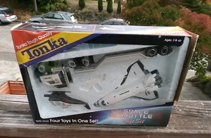 Neu Tonka 1989 NASA Space Shuttle Geschenkset vier Spielzeuge in einem Set Vintage - Bild 1 von 9