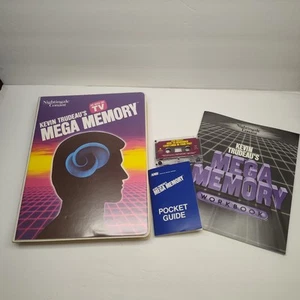 Nightingale Conant Kevin Trudeau's Mega Memory Program 17 Cassettes Workbook EUC - Picture 1 of 5