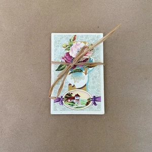 Postcard Pack - Vintage Best Wishes - Picture 1 of 3