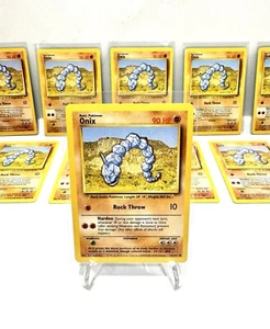 Onix 1999 Base Set 56/102 Pokemon Card 151 WOTC - * PACK FRESH NEW! * - Picture 1 of 3
