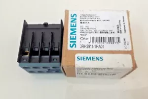 10 Pz Siemens 3RH2911-1HA01 Blocco Interruttore Ausiliario NUOVO - Foto 1 di 6