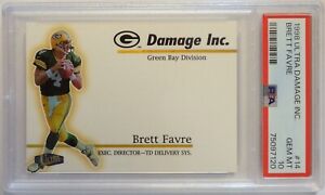 Brett Favre 1998 Ultra Damage Inc. #14 PSA 10