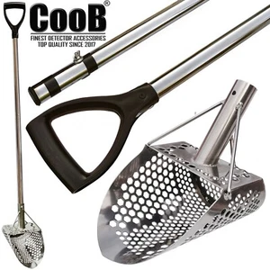 Metal detector CooB Sand Scoop strumento da caccia MONSTRIK 710 + palo in acciaio inox - Foto 1 di 13