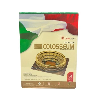 Kit Modellino Puzzle 3D 131 Pezzi - Puzzle Colosseo Romano - Immagine 1 di 4