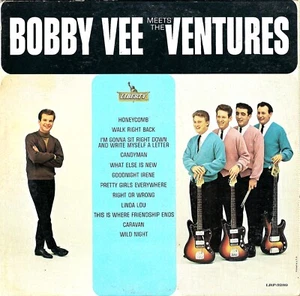 BOBBY VEE MEETS THE VENTURES | 1963 Vinyl LP | collaboration | monaural - Picture 1 of 1