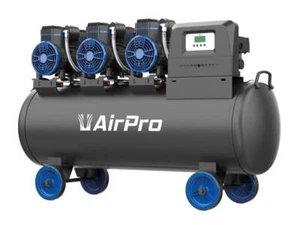 Kompressor ölfrei 100L 750W 230V 68dB Luftkompressor Druckluft Kompressoren - Bild 1 von 5