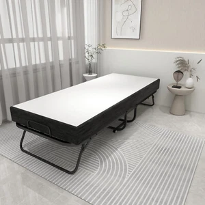 Twin Size Folding Bed with Mattress Portable Foldable Bed W/Memory Foam Mattress - Picture 1 of 9