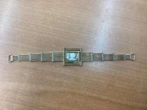 Vintage 14kt Gold Cameo Bracelet - Picture 1 of 3