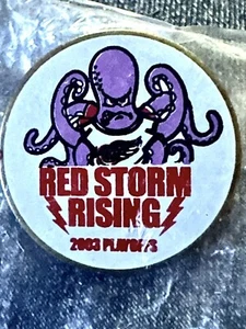 2003 Playoffs DETROIT RED WINGS AL THE OCTOPUS MASCOT RED STORM COLLECTOR PIN - Picture 1 of 6