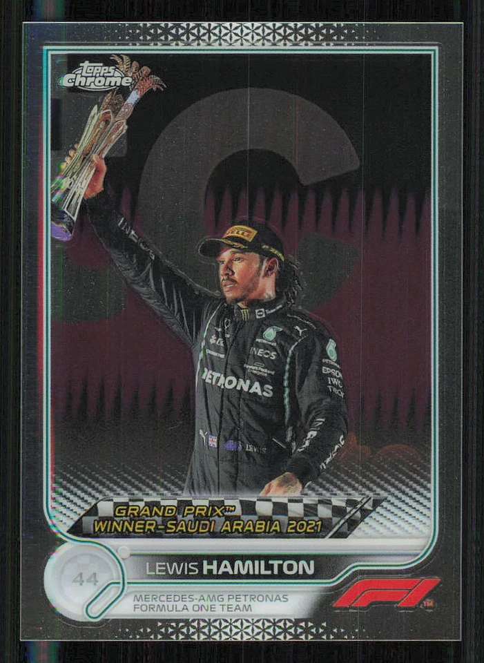 2022 Topps Chrome Formula 1 #171 Lewis Hamilton GPW - Image 1 of 2