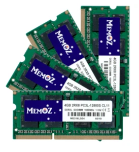 Memoz 16GB (4x4GB) RAM DDR3L Laptop RAM 1600MHz Sodimm 12800S Notebook Memory - Picture 1 of 4