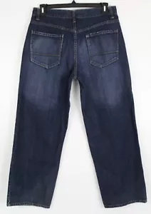 Vintage PLUGG Men's 34 x 30 Straight Leg Loose Fit 100% Cotton Denim Jeans - Picture 1 of 12