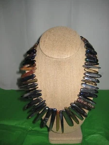 Collar de piedras preciosas naturales Lucas Lameth oblongo multicolores LUC 925 CN - Imagen 1 de 7