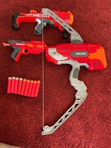 Nerf Mega Set, 3 Teile, Pistole, Gewehr, Bogen, Pfeile, Darts, Blaster - Bild 1 von 4
