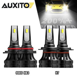 AUXITO Combo H7+9005 LED Headlight Bulbs Hi/Low Beam For Lincoln Town Car 03-11 - Picture 1 of 7